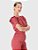 Scrub Feminino Selena Vermelho Cardinal - Imagem 1