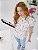 Scrub Feminino Laila Estampa Gatos - Imagem 6