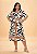 VESTIDO MIDI MANGA CURTA PLANO VISCOSE FLAME - Imagem 1