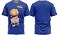 Mongo e Drongo Feliz - Camiseta - Azul - Malha Poliéster - Imagem 2