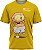 Mongo e Drongo Feliz - Camiseta - Amarelo - Malha Poliéster - Imagem 1