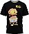 Mongo e Drongo Feliz - Camiseta - Preta - Malha Poliéster - Imagem 1