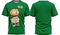 Mongo e Drongo Feliz - Camiseta - Verde - Malha Poliéster - Imagem 2