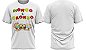 Mongo e Drongo Alfabeto - Camiseta - Branco- Malha Poliéster - Imagem 2