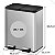 Lixeira Dupla Seletiva 40 Litros (20+20) 46x59x33cm - Inox - Imagem 4