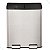 Lixeira Dupla Seletiva 40 Litros (20+20) 46x59x33cm - Inox - Imagem 3