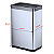 Lixeira Automática Sensor que Abre 50 L Aço Inox luxo-members Mark - Imagem 3