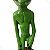 Estátua Alienígena Deco Jardim Cerâmica 40cm Et Enfeite - Imagem 12