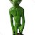 Estátua Alienígena Deco Jardim Cerâmica 40cm Et Enfeite - Imagem 5