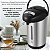 Garrafa Térmica Elétrica Chaleira Inox Café Agua Automática 3 L 220v Cinza - Imagem 4