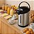 Garrafa Térmica Elétrica Chaleira Inox Café Agua Automática 3 L 220v Cinza - Imagem 7