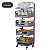 Fruteira Carrinho Organizador Multiuso Inox Chão Rodas - Imagem 5