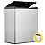 Lixeira Dupla Seletiva  Touch 40 Litros (20+20) 46x59x33cm - Inox - Imagem 1
