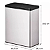 Lixeira Dupla Seletiva  Touch 40 Litros (20+20) 46x59x33cm - Inox - Imagem 4
