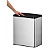 Lixeira Dupla Seletiva  Touch 40 Litros (20+20) 46x59x33cm - Inox - Imagem 6