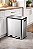 Lixeira Dupla Korb Seletiva Touch 60 Litros (30+30) 66x53x38cm - Inox - Imagem 8