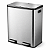 Lixeira Dupla Korb Seletiva Touch 60 Litros (30+30) 66x53x38cm - Inox - Imagem 1