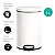 Lixeira Inox Branca 5 Litros Com Balde De Pedal Premium Qual - Imagem 2