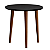 Mesa de Apoio mesa Lateral Decorativa Baixa Compacta Preta - Imagem 1