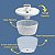 Centrífuga de Salada com Cesta e Bowl Transparente 5L - Imagem 7