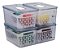 Kit Potes Organizadores De Geladeira Gofresh Com Cesto - Imagem 1