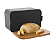 Porta Pão Brot Com Tampa Madeira Caixa De Pão Premium Inox - Imagem 3