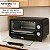 Forno Elétrico 10l Timer Termostato 220v Cor Preto 1000w Bak - Imagem 3