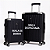 Conjunto 2 Malas Rígidas C/ Balança Digital E Expansível Preto Executiva Premium - Imagem 8