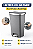 Lixeira Grande 45L Com Pedal Rodinhas Tampa Suave Cozinha - Imagem 2