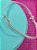 Pulseira Feminina 2 Fios Nó Prata 925 -18cm - PPR47 - Imagem 3