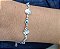 Pulseira com Olho Grego e Concha Prata 925 - PPR53 - Imagem 1