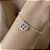 Pulseira com Medalha Trevo Prata 925 - 18cm - PPR76 - Imagem 1