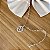 Pulseira com Medalha Trevo Prata 925 - 18cm - PPR76 - Imagem 2
