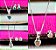 Conjunto Coração Color Prata 925 - 7mm - v12 - 45cm - Imagem 1