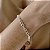 Pulseira com Corações Prata 925 - 18cm - PPR108 - Imagem 1
