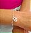 Pulseira com pingente Mão de Fátima Prata 925 - 18cm - PPR124 - Imagem 1