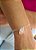 Pulseira com pingente Mão de Fátima Prata 925 - 18cm - PPR124 - Imagem 2