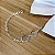 Pulseira com Infinito Prata 925 - 18cm - PPR132 - Imagem 2