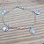 Pulseira Medalhas Nossa Senhora Aparecida Prata 925 - PPR171 - Imagem 1