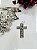 Pingente Crucifixo Pai Nosso Resinado Prata 925 - 24mm - Imagem 2