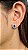 Brincos Prata 925 Cravejados com Zircônias - 9mm - Imagem 2