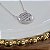 Gargantilha Medalha Borboleta com Frase Prata 925 - 45cm - CPR322 - Imagem 1