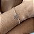 Pulseira com Pingente Flor Prata 925 - 18cm - PPR217 - Imagem 1