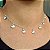 Choker com Conchas Prata 925 - 35cm+5cm - CPR352 - Imagem 1