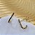 Brincos Cravejado com Pedras Pretas Semijoia 18k - 10mm - MB432 - Imagem 2