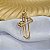 Pingente Crucifixo 3D Semijoia 18k - 24mm - MPI20 - Imagem 1