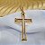 Pingente Crucifixo Semijoia 18k - 40mm - MPI23 - Imagem 1
