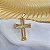 Pingente Crucifixo Semijoia 18k - 30mm - MPI26 - Imagem 1