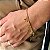 Pulseira com Estrelinhas Semijoia 18k - 17cm+7cm - MP48 - Imagem 1