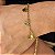 Pulseira com Medalhas Nossa Senhora Aparecida Semijoia 18k - 18cm+4cm - Imagem 1